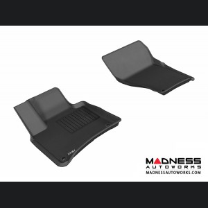 Porsche Cayenne Floor Mats (Set of 2) - Front - Black by 3D MAXpider